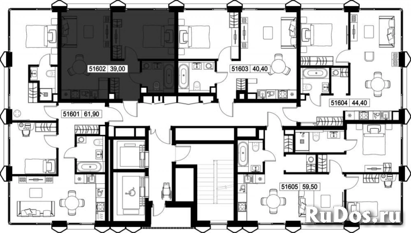 Продам 1 комнатную квартиру 39 м2 изображение 3