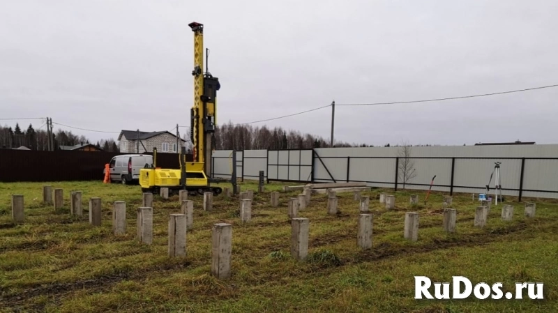 Монтаж фундаментов для строительства фотка