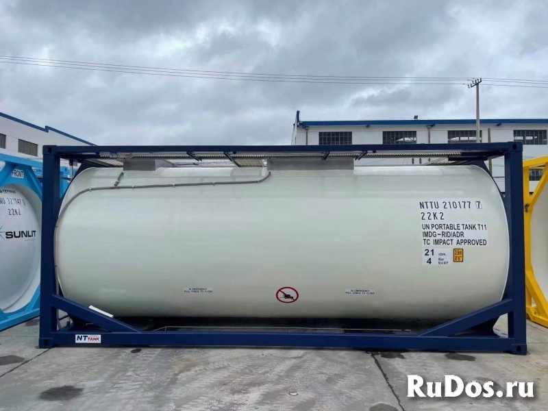 Танк-контейнер объём 18м3 тип Т11, для перевозки водорастворимых красок. фото