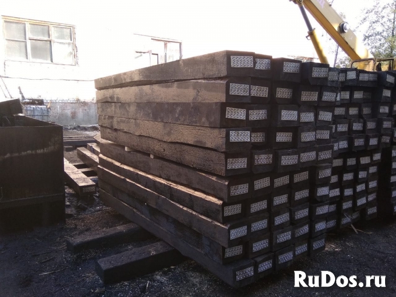 Шпалы деревянные пропитанные для жд путей изображение 7