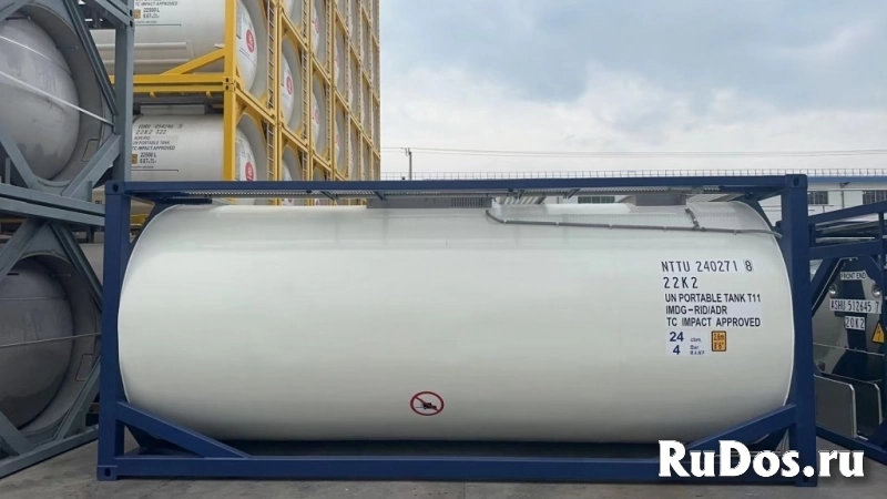 Танк-контейнер тип Т11 объём 24м3 для перевозки жидких удобрений, новый. фотка