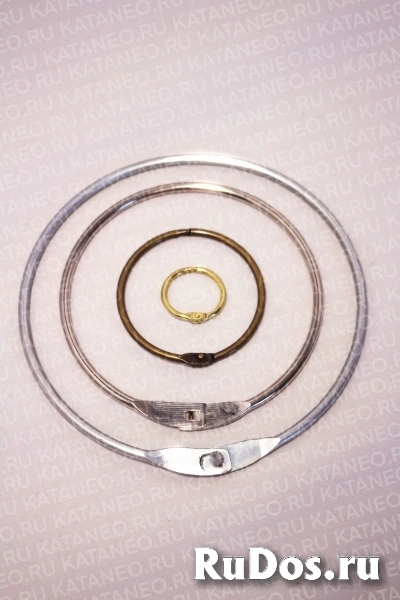 Кольцо канцелярское. Кольца разъемные для альбомов. Кольцо соединительное. изображение 3