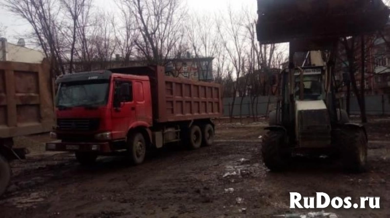 Быстрый вывоз строительного мусора самосвалами 10-20 м3 фотка