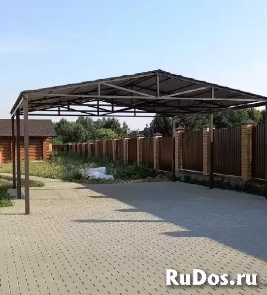 Забор под ключ в Рязани. Навесы, беседки, ворота изображение 5