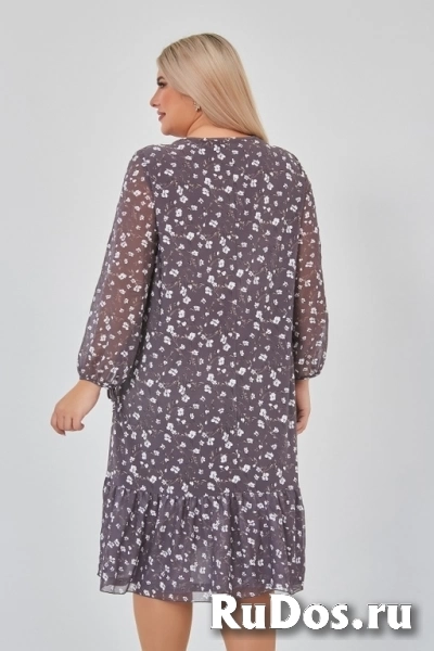 Женственное комбинированное платье Размер 62 изображение 3