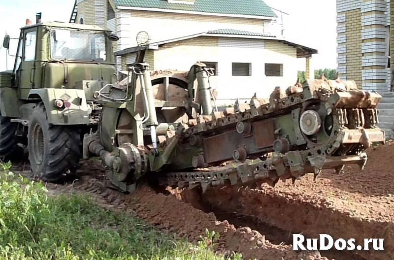 Траншеекопатель бара, аренда траншеекопателя грунторез фотка