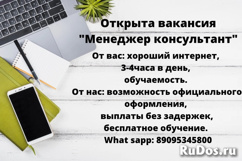 Менеджер в онлайн школу фото