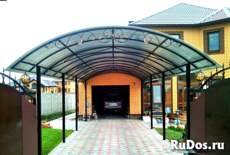 Навесы из поликарбоната в Видное Домодедово фото
