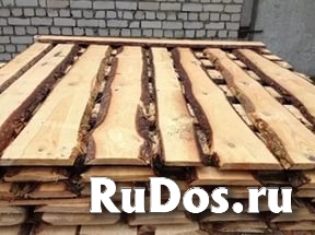 Тёс (доска) не обрезная 30 мм фото