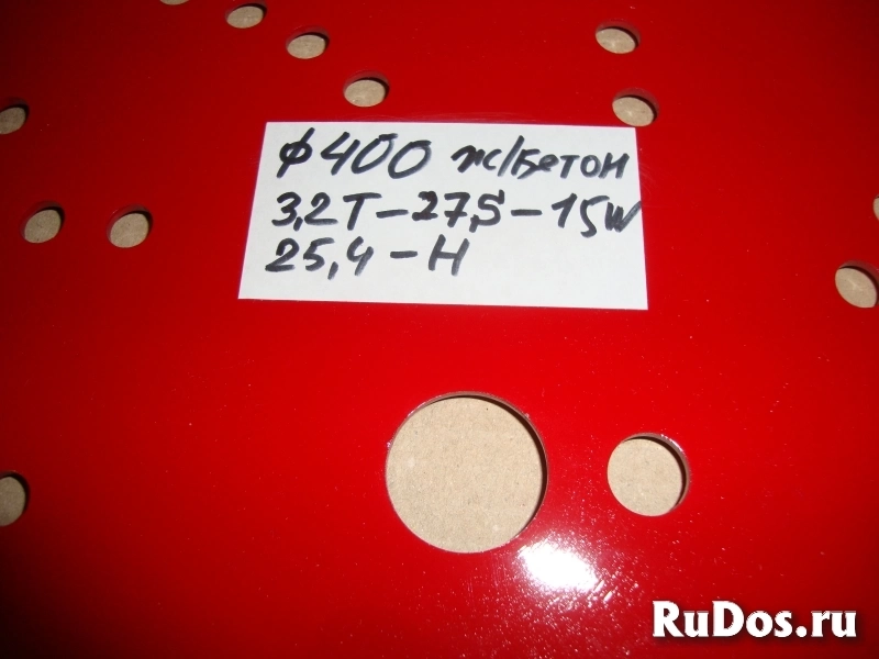 Алмазные диски д.350 и 400 мм по железобетону изображение 4