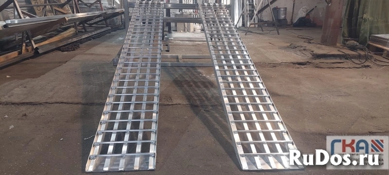 Аппарели для заезда техники для прицепа в Москве фото