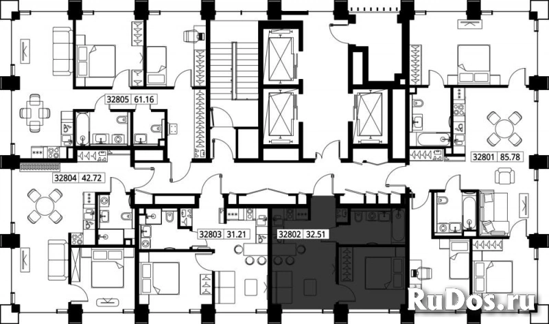 Продам 1 комнатную квартиру 32.51 м2 изображение 3