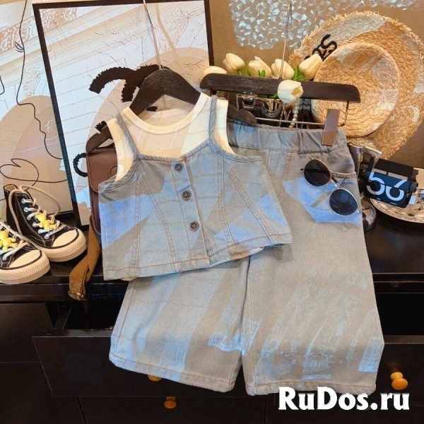 Летний комплект боди без рукавов изображение 5