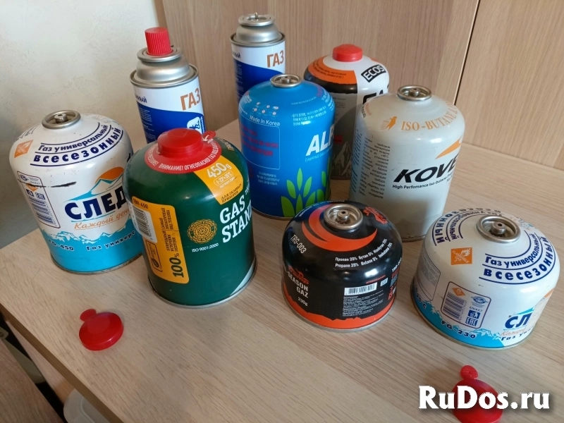 Заправка газом туристических баллонов фотка