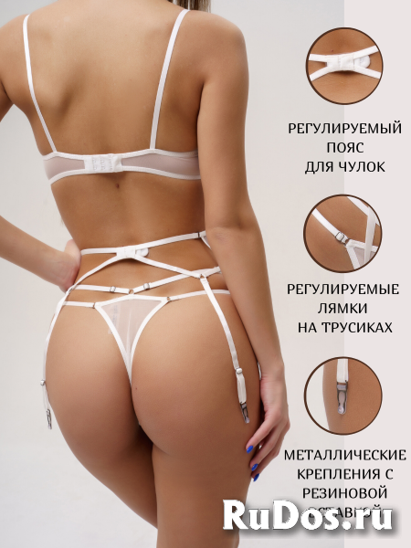 Нижнее белье женское сексуальное эротическое комплект лифчик трус изображение 6