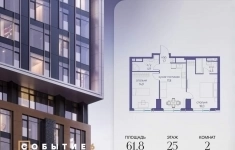 Продам 2 комнатную квартиру 61.8 м2 в объявлении 10 фото Продам 2 комнатную квартиру 61.8 м2 картинка из объявления