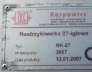 Инъектор Karpowicz NK-27, 27 игл картинка из объявления