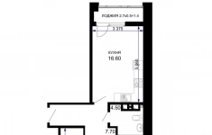 Продам 2 комнатную квартиру 52.5 м2 картинка из объявления