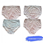 РУССКИЙ СТИЛЬ ТРУСЫ ЖЕНСКИЕ ХЛОПОК 4ШТ В УПАКОВКЕ картинка из объявления