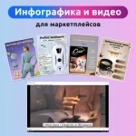 Инфографика и видео для маркетплейсов в объявлении 3 фото Инфографика и видео для маркетплейсов картинка из объявления