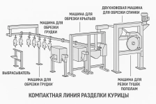 Линия разделки курицы Systemate Numafa картинка из объявления