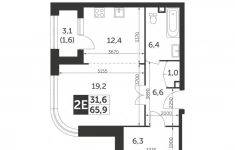 Продам 2 комнатную квартиру 65.9 м2 в объявлении 10 фото Продам 2 комнатную квартиру 65.9 м2 картинка из объявления