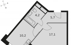 Продам 1 комнатную квартиру 38.4 м2 в объявлении 10 фото Продам 1 комнатную квартиру 38.4 м2 картинка из объявления