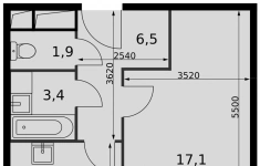 Продам 1 комнатную квартиру 40.7 м2 в объявлении 10 фото Продам 1 комнатную квартиру 40.7 м2 картинка из объявления