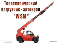 Телескопический вилочный погрузчик (автокран) «WSM» в объявлении 8 фото Телескопический вилочный погрузчик (автокран) «WSM» картинка из объявления
