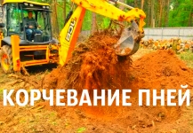 Корчевание пней картинка из объявления