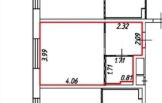 Продам 1 комнатную квартиру 23.8 м2 картинка из объявления