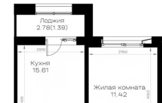 Продам 2 комнатную квартиру 58.45 м2 в объявлении 9 фото Продам 2 комнатную квартиру 58.45 м2 картинка из объявления