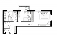 Продам 2 комнатную квартиру 61.9 м2 картинка из объявления