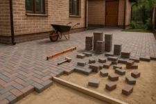 Укладка тротуарной плитки в Луганске картинка из объявления