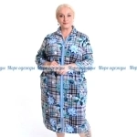 Женский халат теплый велюр большие размеры от 48 до 70 картинка из объявления