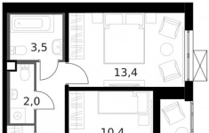 Продам 3 комнатную квартиру 68.3 м2 картинка из объявления