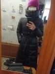 Пуховик женский М чёрный картинка из объявления