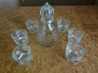 Штоф со стопками Гусь Хрустального завода в объявлении 6 фото Штоф со стопками Гусь Хрустального завода картинка из объявления