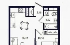 Продам 1 комнатную квартиру 37 м2 картинка из объявления
