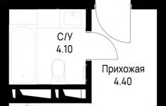 Продам 1 комнатную квартиру 32.45 м2 в объявлении 10 фото Продам 1 комнатную квартиру 32.45 м2 картинка из объявления