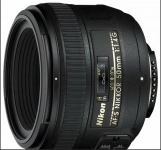 Объектив Nikon 50mm f/1.4G AF-S Nikkor картинка из объявления