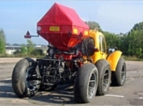 Разбрасыватель минеральных удобрений Роса самоходный картинка из объявления