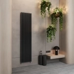 Электрический стальной радиатор WH Steel, 8 секций, тэн правый картинка из объявления