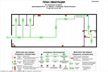 Планы эвакуации, знаки безопасности картинка из объявления