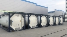 Танк-контейнер тип Т11 объём 24м3 для перевозки солевых растворов, новый. картинка из объявления