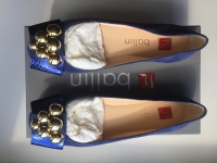 Балетки новые ballin италия 39 размер синие замша замшевые подошв картинка из объявления