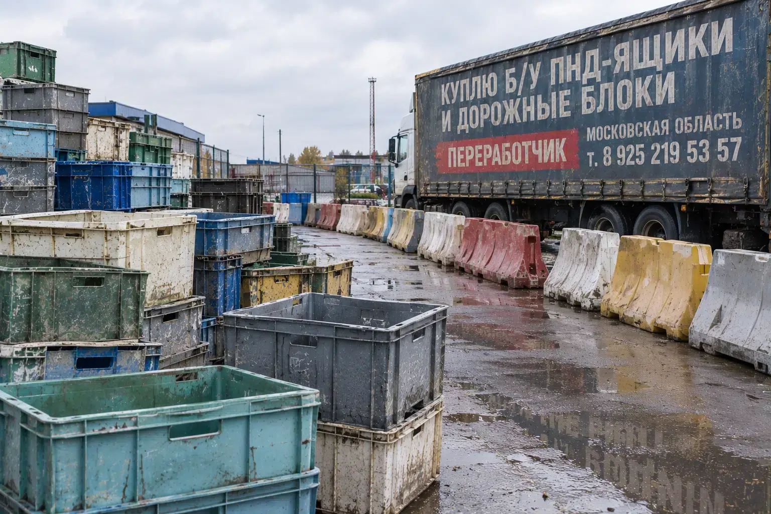 Закупка отходов и лома ПНД-ящиков, дорожных блоков в объявлении 1 фото Закупка отходов и лома ПНД-ящиков, дорожных блоков картинка из объявления