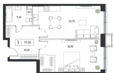 Продам 2 комнатную квартиру 59 м2 в объявлении 10 фото Продам 2 комнатную квартиру 59 м2 картинка из объявления