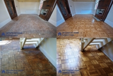 Циклевка паркета без пыли в СПб и ЛО картинка из объявления