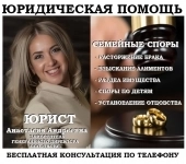 Юрист по семейным делам, спорам картинка из объявления
